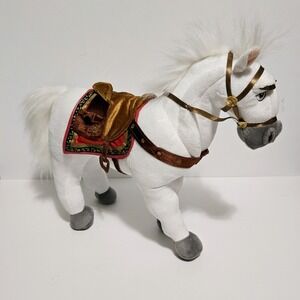 Disney Store Maximus White Horse Plush Rapunzel Tangled Medium 14"